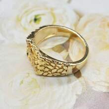 Anillo de bloque de piedra con estilo retro hip hop para hombres, anillo con incrustaciones de circonita cúbica de lujo, adecuado para uso diario, anillo de novio, joyería de moda, adecuado para banquetes, fiestas, vacaciones, cumpleaños, regalos de aniversario, perfecto para Navidad/Halloween/Día del Padre, joyería de lujo