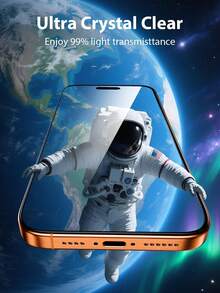 3Pcs HD Tempered Glass For IPhone 17/17Pro/17Promax/16/15/14/13/12/11 Pro Max Screen Protector For IPhone 7/8 Plus/X/XS Max/XR - 9H Protective Glass Film, High Definition, Scratch-Resistant