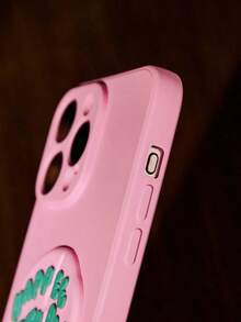 Funda para teléfono con diseño de dibujos animados, compatible con - Rosa - Ver 3