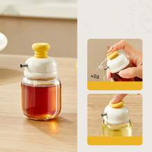 1pc Cute Pressing Oil Bottle, Multi-Function Pressing Soy Sauce/Seasoning Bottle For Kitchen Use