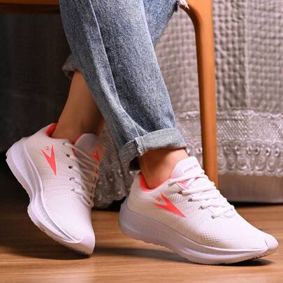 TENIS FEMININO PRA CORRIDA TREINO ACADEMIA PROMOÇAO  Desportivo    Amarrar