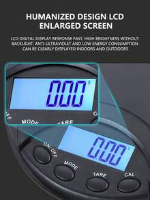 [New Model]Design-Inspired Ashtray With 200g Weight, Digital Electronic Scale, 0.01g High-Precision Portable And Easy-To-Store Pocket Scale. Supports Free Conversion Among Six Units: G, Gn, Cn, Ozt, Dwt, Oz. One-Click Zeroing Function. Made Of Durable ABS Material. Suitable For Various Scenarios Such As Coffee Brewing, Jewelry Weighing, And Powder Measurement.