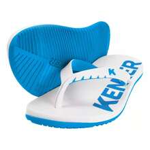 Kenner Flip Flop Sandal Red Original Men's Women's - 白色和綠松石藍 - 查看 11
