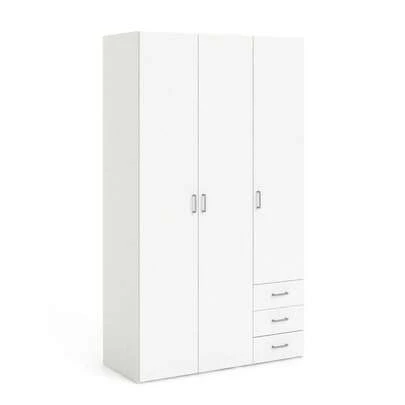 Dmora Aquilone - Grote Opbergkast, Wit 49.5x200.4h cm