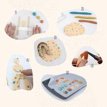 Polymer Clay 24/28 Colors Random PVC Soft Clay Oven Baking Modeling Clay Beginner Set, Includes DIY Tools & Accessories (Optional) - Multicolor - View 7
