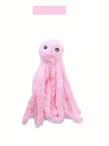 Fun Octopus Shaped Plush Toy For Cat To Relieve Boredom Teeth Grinding And Cleaning Interactive Cat Training Toys For Self-Pleasure And Bored Play Pet Toys For Cats