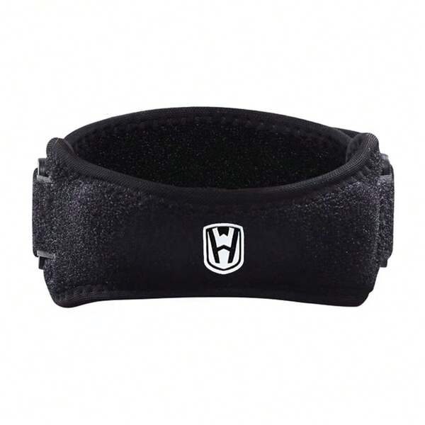 Una pieza de rodilleras de , una correa para la rótula para ciclismo, fitness y baloncesto, que previene eficazmente las lesiones deportivas y protege las lesiones de rodilla.