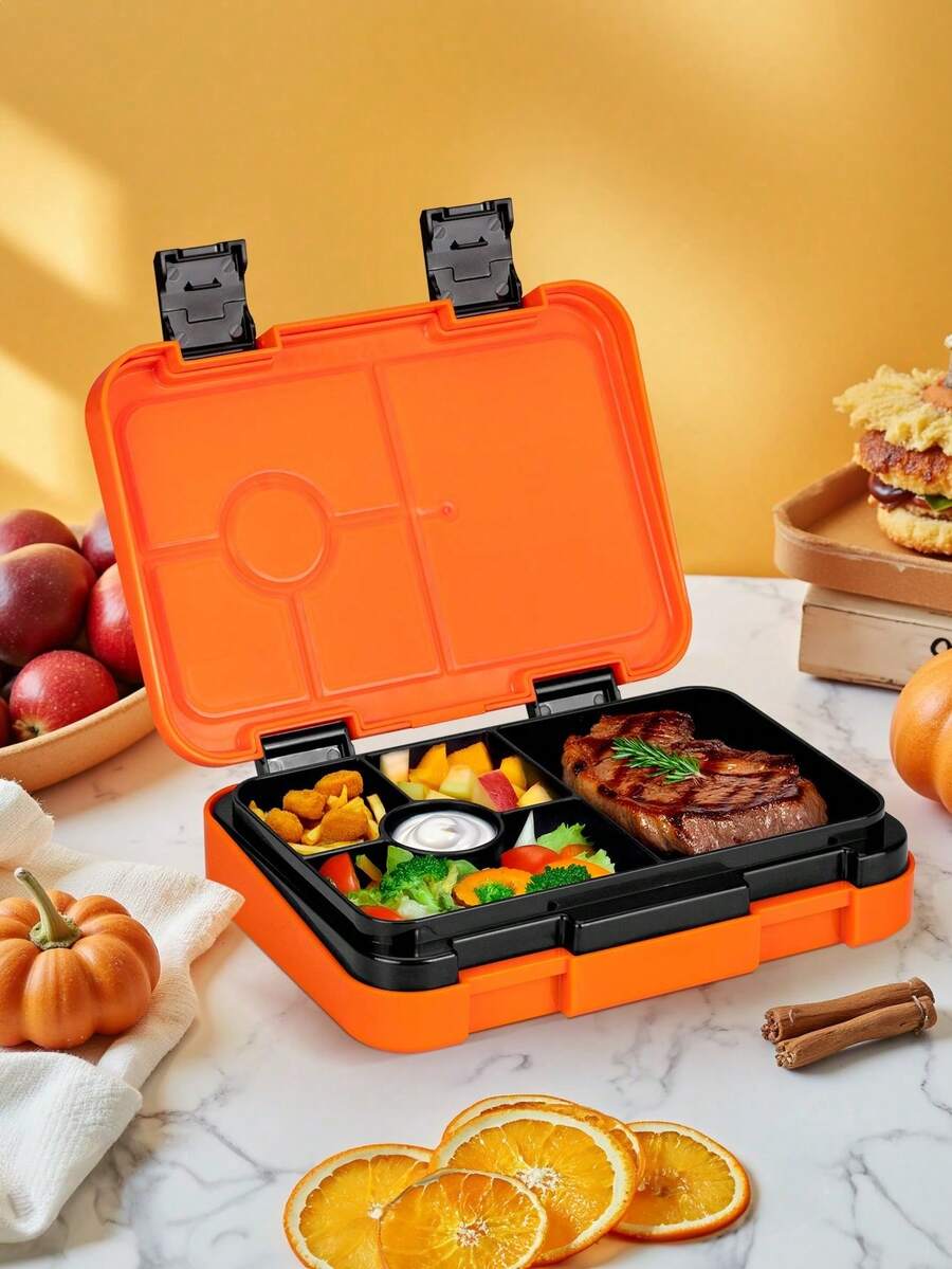 1 个万圣节鬼南瓜便当盒，“Boo”可爱成人午餐盒，防漏耐用零食盒，办公室野餐午餐盒，可爱又可怕的秋季礼物。 - 彩色 - 查看 1