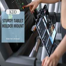 Spin  Tablet Holder Mount, Phone IPad Holder Stand Exercise  Handlebar Mount For Stationary Bicycle, Treadmill, Microphone Stand, Fit For IPad Pro 12.9, Galaxy Tabs, (4.7-13")