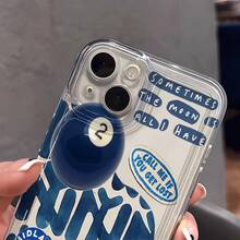 Funda de Teléfono Transparente Estilo Azul Profundo para  17/17 Pro/17 Pro Max, 16/16 Plus/16 Pro/16 Pro Max,  15/15 Plus/15 Pro/15 Pro Max,  14/14 Plus/14 Pro/14 Pro Max,  13/13 Pro/13 Pro Max,  12/12 Pro/12 Pro Max,  11/11 Pro/11 Pro Max.Resistente a los golpes, a la suciedad y con cobertura completa. - transparente - Ver 7