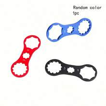 1 pieza Herramienta de reparación delantera y trasera para bicicleta de montaña, utilizada para instalar llaves