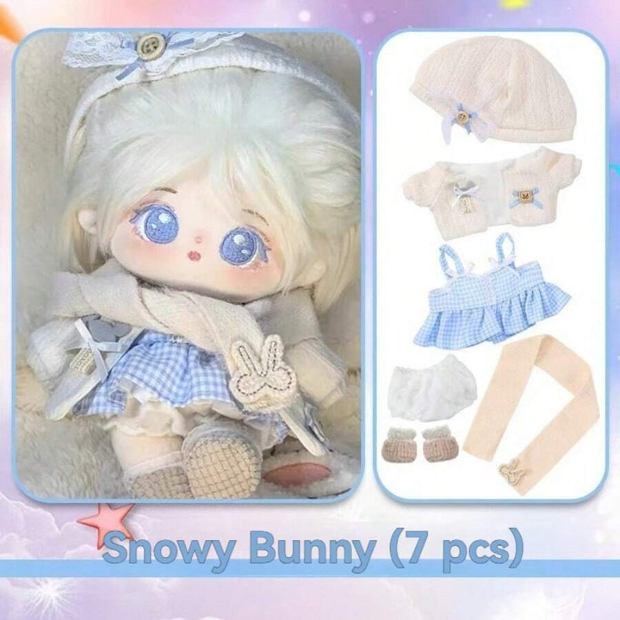 与 兼容的娃娃，美国女孩娃娃服装 DIY 娃娃衣服套装 时尚娃娃配饰 娃娃连衣裙 娃娃睡衣 娃娃帽子 娃娃头带套装 娃娃配件 8 英寸婴儿娃娃服装 娃娃衣服 17 厘米娃娃衣服