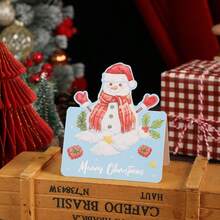 3D Creative Christmas Cards - Santa Claus/Snowman/Reindeer/Christmas Tree, Multiple Designs Available. Essential For Holiday Greetings, Perfect For Gifting To Family, Friends And Colleagues. Bring The Christmas Spirit To Life With Unique 3D Presentation. Top Choice For Christmas Gifts, Surprise Loved Ones With A Distinctive Christmas Card With Hole, Vintage Hang Tag, Gift Card Envelope, Greeting Card