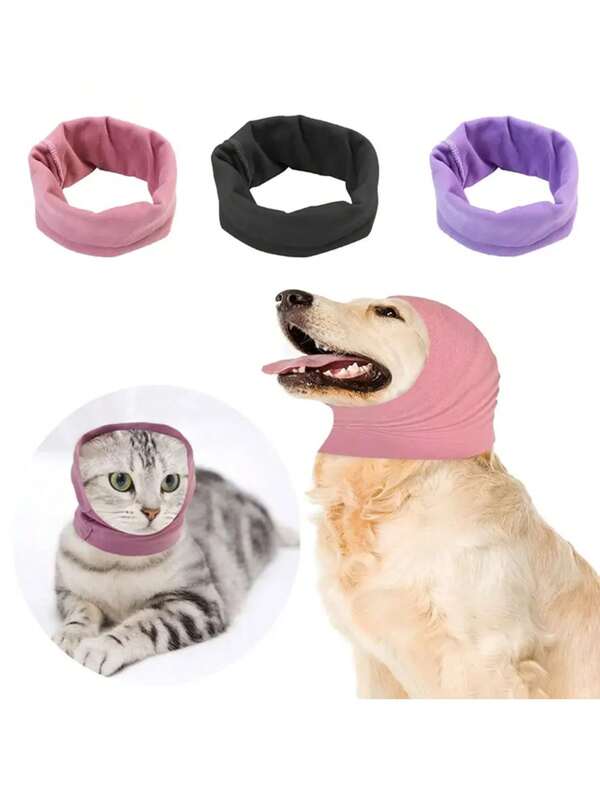 sweat-shirt à capuche heureux pour chiens et chats - L'outil miracle original pour le toilettage et le séchage forcé pour soulager l'anxiété et calmer les chiens, chapeau pour chien