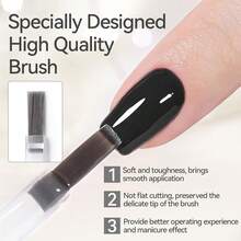 Super Top Gel, High Gloss Shiny Long Lasting Top Gel Polish, Glossy Clear Soak Off U V & Nail Lamp Gel Nails DIY Top Gel Coat 15ml 2pcs{"Color_name":"2Pcs15mlSuperTopCoatSet"} - 2件15毫升超級面漆套裝 - 查看 7