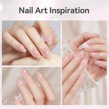 BORN PRETTY Builder Gel For Nails, 8-In-1 Extension Gel Strengthener Gel Hard Builder Nail Gel Base Top Gel, Sheer Pink Gel Builder Rhinestone Nail Glue Gel In A Bottle Nails 15ML{"Color_name":"15mlBuilderGel8in1-SheerPink"} - 15ml Builder Gel8in1-SheerPink - 查看 9
