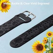 2 Sets Of Cute Floral Watch Straps With Soft Watch Straps Compatible With Samsung Band Galaxy Watch 4 Strap/Galaxy Watch 5 Strap, Galaxy Watch 3 Strap/Galaxy Watch Strap/Active 2 Strap, 20mm Soft Sports Strap Replacement For Women And Men (Strap Only) Without Watch