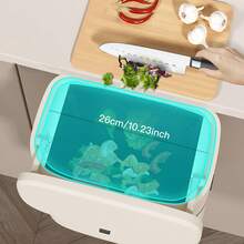 Coș de gunoi montat pe perete cu capac - Coș de gunoi din plastic pentru baie, durabil și care economisește spațiu