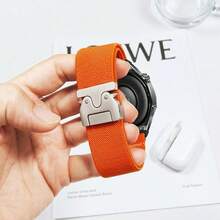 Correa de nailon de 22 mm y 20 mm compatible con Samsung Galaxy Watch 7 6 5 4 de 40 mm y 44 mm, Galaxy Watch 6 Classic de 47 mm, y pulsera compatible con Huawei Watch GT5 3 4 Pro