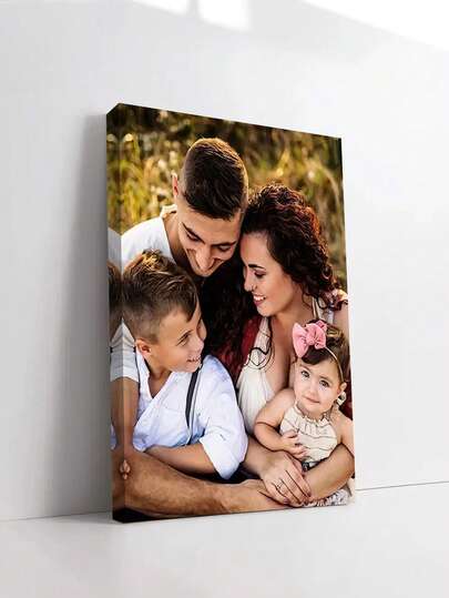 1pc Customized Canvas Wall Art, Personalized Frameless Poster, Cozy Indoor Framed Canvas Painting, Wedding Memento, Wedding Decor, Easter Decoration, Mother's Day Gift, Father's Day Gift, Personalized Commemorative Gift, Suitable For Easter, Wedding, Mother's Day, Father's Day, Valentine's Day, Room Decor, Customizable Item, Bedroom Decor, Custom Gift, Picture, Photo, Framed Wall Art, Best Friend Gift, Family Gift, Birthday Gift, Gift For Boyfriend, Girlfriend, Family, Lover, Friend ,Forever Love