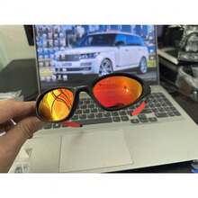 High Quality Polarized Lens Sunglasses - đen với đỏ b/v - Xem 2