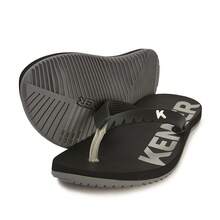 Kenner Flip Flop Sandal Red Original Men's Women's - 黑色和鉛色 - 查看 4