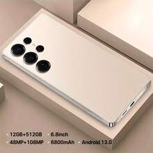 W&O S25 Ultra Android Smartphone-6.8 FHD+Display, 12GB+512GB Storage, 50MP Camera, Face Recognition, 5000mAh Battery, Dual SlM Card, Stylus, Unlock CellPhone, Comes With Earphones,Phone Case, Type-C Cable, Screen Protector, Ideal Holiday Birthday Christmas Gift - Gold - View 12