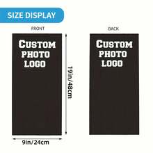 1pc Customized Headband With Your Photo - Sports Headband - Personalized Text & Logo, Suitable For Face Mask, Wristband, Neck Gaiter, Headband, Bandana, And Cycling Cap