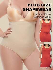 Women S High Waist Seamless Tummy Control Panties L-6XL