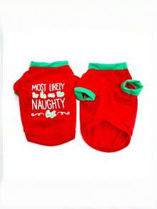 5件套宠物圣诞服装，猫狗运动衫，适合中小型犬和猫，泰迪，博美犬，比熊犬 - 彩色 - 查看 9