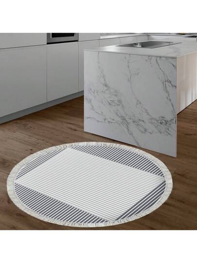 Pearl Digital Non Slip Printed Turkish Vloerkleed AL4023 Zachte Touch, Washable Tapijt Felt Backing Moderne ative Vloer Mat, Living Room, Bedroom, Bathroom, Hallway Or Entryway Available In Many Sizes Quick Drying, Highly Absorbent, Soft, Com Tafel Both Indoor Outdoor view 4