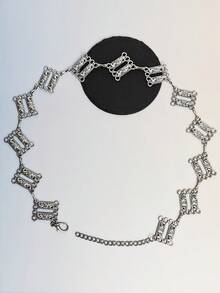 1pc Fashionable Versatile High-End Geometric Hatband, Detachable Hat Accessory