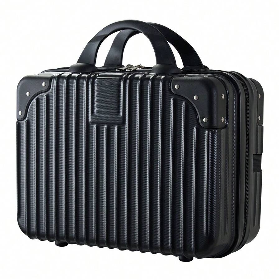 LIVINGANDHOME Living And Home 5 Colors Portable Hard Shell Handheld Makeup Travel Case,Makeup Storage Box,Makeup Storage Box - Black - View 1