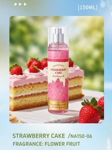1 Bottle 150ml Strawberry Cake Fragrance Spray, 6 Scents Available, Long-Lasting Large Capacity Air Freshener, High-Quality Floral Scent, Master Perfumer's Creation. Floral Fruity Fragrance Spray Suitable For Any Scene To Remove Odors And Add Fragrance To The Air - Multi-spice - View 9