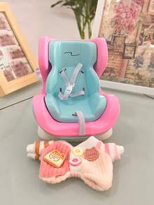 مقعد أمان السيارة لتمثال (بدون دمية)، مقعد أمان السيارة لتمثال ، ديكور فتحة التهوية الداخلية، اكسسوارات دمية 15/17 سم، ملابس بديلة للجيل الأول والثاني