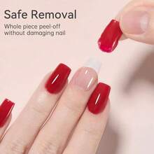 Peel Off Base Gel, Peelable Base Gel Coat For Gel Polish, Peelable Clear Foundation For Use With U V LED Nail Lamp, Nail Practice U V Nail Lamp Required Perfect For Beginners 15ML{"Color_name":"15mlPeelOffBaseGel"} - 15毫升撕拉式底霜 - 查看 4