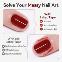 BORN PRETTY Liquid Latex For Nails,15ml Peel Off Cuticle Guard For Nail Polish Air-Dry Liquid Latex Barrier Protector Nails Art Design{"Color_name":"15mlLiquidPeelOffLatex"} - 15mlLiquidPeelOffLatex - View 4