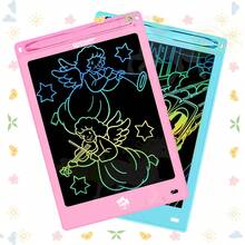 8.5-Inch LCD Drawing Tablet - Large Writing And Sketching Pad With Eye- Bright Colors, Ideal For Notes, Home,School Accessories, Office - Perfect Travel Toy And Christmas Gift, Digital Drawing Tablet, Graffiti Board