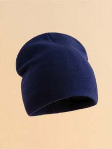 1pc Women's Fashion Simple Jacquard Beanie Hat, Warm Casual Hat Suitable For Autumn/Winter, Halloween Winter Clothing - Multicolor - View 7