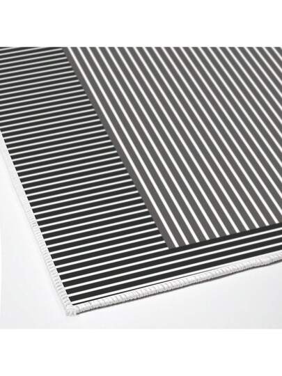 Pearl Digital Non Slip Printed Turkish Vloerkleed AL4023 Zachte Touch, Washable Tapijt Felt Backing PC's Moderne ative Vloer Mat, Living Room, Bedroom, Kitchen, Hallway Or Entryway Available In Many Sizes. Quick Drying, Highly Absorbent, Soft, Com Tafel Both Indoor Outdoor view 2