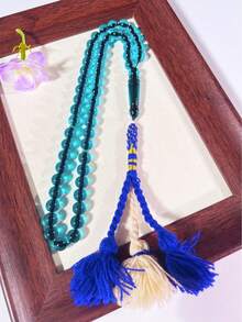 Vòng tay tràng hạt 3 tua rua mới, trang phục hàng ngày của người Hồi giáo Trung Đông và vòng tay cầu nguyện - Nhiều màu - Xem 4