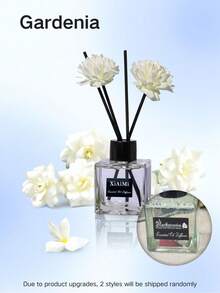 1pc 50ml Gardenia HomeFireless Aromatherapy,Aromatherapy Essential Oil Set,Fragrance Aromatherapy Incense Fragrance With Lasting And Freshening Effects For Toilet And Bathroom,Living Room,BedroomHome Decor,Holiday Essentials(Random Quantity Sticks/Decorative Flower)Lavender/Lemon/Freesia/Bluebell - Nước hoa khác nhau - Xem 12