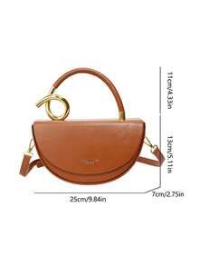 Niche Design Women's Handbag, Fashionable Retro High-Quality Textured Messenger Bag, Solid Color Versatile Underarm Saddle Bag, Casual And Versatile Style, Suitable For Daily Outings, Travel, And Office Workers Commuting,Women's Fashionable Solid Color Handbag Casual Versatile Crossbody Bag For Daily Commuting Party Date Shopping High-End Commuter Bag,Purse,Purses And Bags Women,Tote Bag,Brown Purse,Carteras Para Mujer,Pink Purse,Bolsos Para Mujer,Crossbody Bags For Women,Totes Bags For Women,Orange Purse,Cartera Para Mujer Elegante,Hand Bags For Women,Shoulder Bags,Purse,Purses And Bags Women,Tote Bag,Bags For Women,Brown Purse,Carteras Para Mujer,Pink Purse,Bolsos Para Mujer,Crossbody Bags For Women,Tote Bags For Women,Cartera Para Mujer Elegante,Purse For Woman,Pumpkin,Autumn,Halloween,Fall,Christmas,Thanksgiving,Festival,Cyber Monday,Holiday,Gift,New Year,Snow,Winter,Warm,End-Of-Year,Party - 彩色 - 查看 9