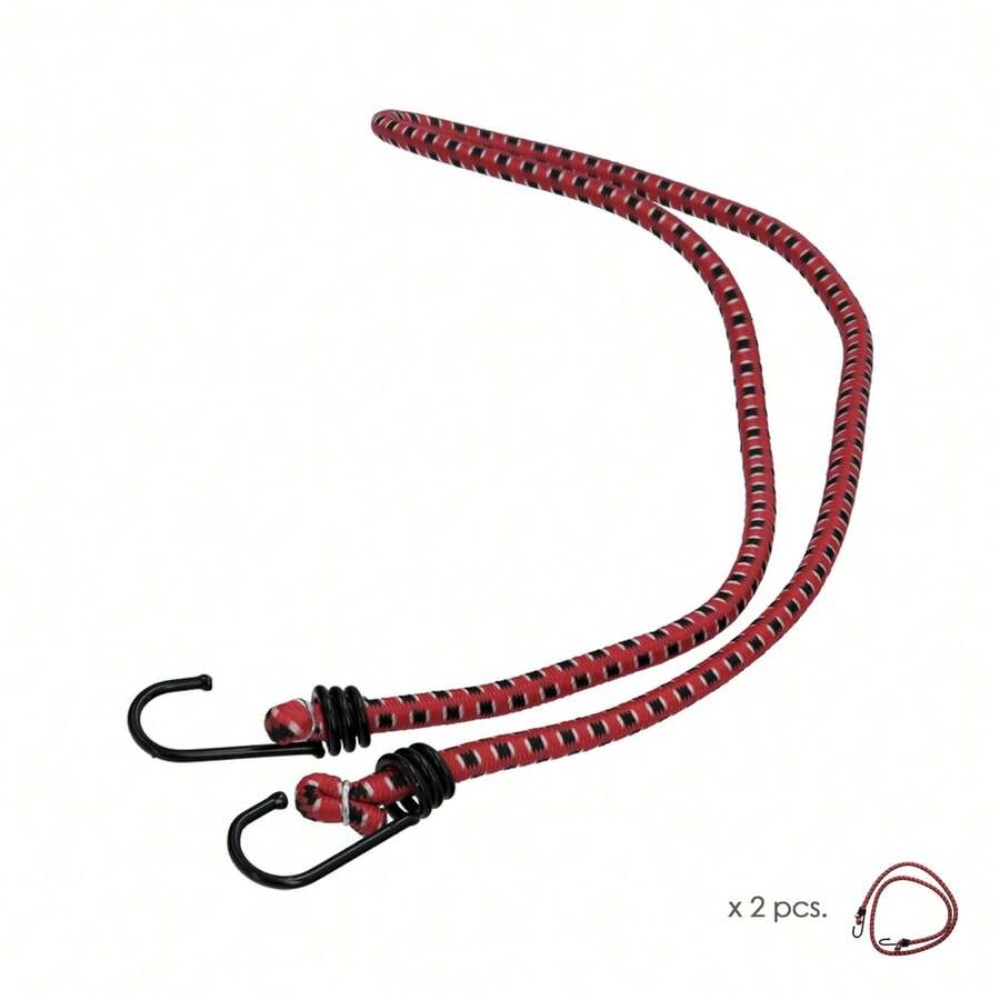 WOLFPACK PROFESSIONAL LINE Rubber Octopus With Hooks 1.0 Meter 2 Units - Red - View 1