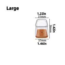 4 bucăți groase de pernuțe pentru birou și scaun, antiderapante, huse pentru picioare de mobilă, protecții pentru scaune de canapea