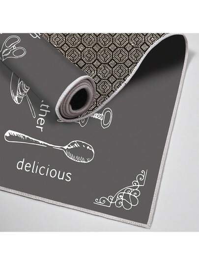 Pearl Digital Non Slip Printed Turkish Vloerkleed AL4035 Zachte Touch, Washable Tapijt Felt Backing PC's Moderne ative Vloer Mat, Living Room, Bedroom, Kitchen, Hallway Or Entryway Available In Many Sizes. Quick Drying, Highly Absorbent, Soft, Com Tafel Both Indoor Outdoor view 6