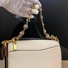 Bag Charms, Bag Charm Chain, Purse Charms For Handbags,Flower-Shaped Women's Purse Chain - JinChristmas - 粉嫩的 - 查看 4
