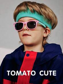 1pc Children's Fashionable Eyeglasses Set, Retro Y2K Novelty Decorative Glasses, Suitable For Boys And Girls Daily Matching, Great For Graduation, Back To School, Valentine's Day Gift