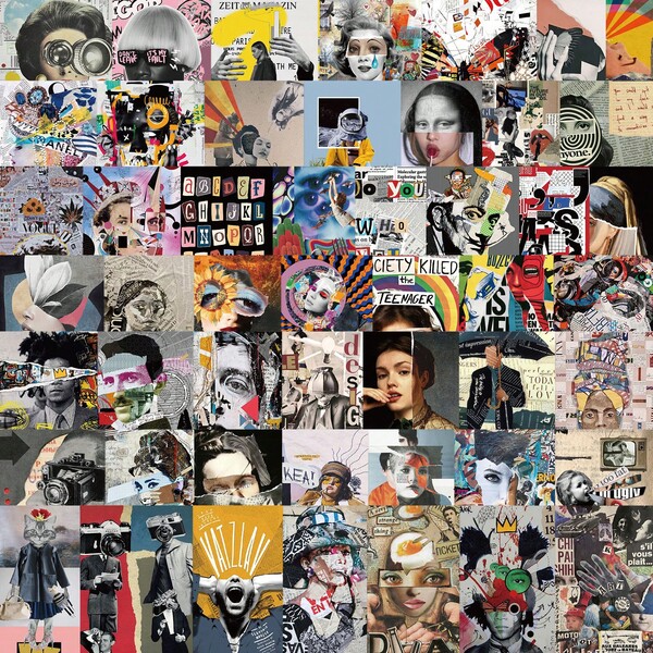 50 Pieces Vintage Art Magazine Cover Stickers For Laptops, Water Bottles, Luggage, Helmets, Motorcycles, Guitars, Holiday Gifts, Rewards - Reusable Vinyl Stickers For Teens And Adults