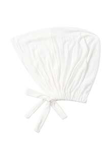 1pc Women's Multicolor Solid Color Elastic Drawstring Adjustable Base Hat Headscarf, Suitable For Daily Life, Gift For Mother, Lover, Friend